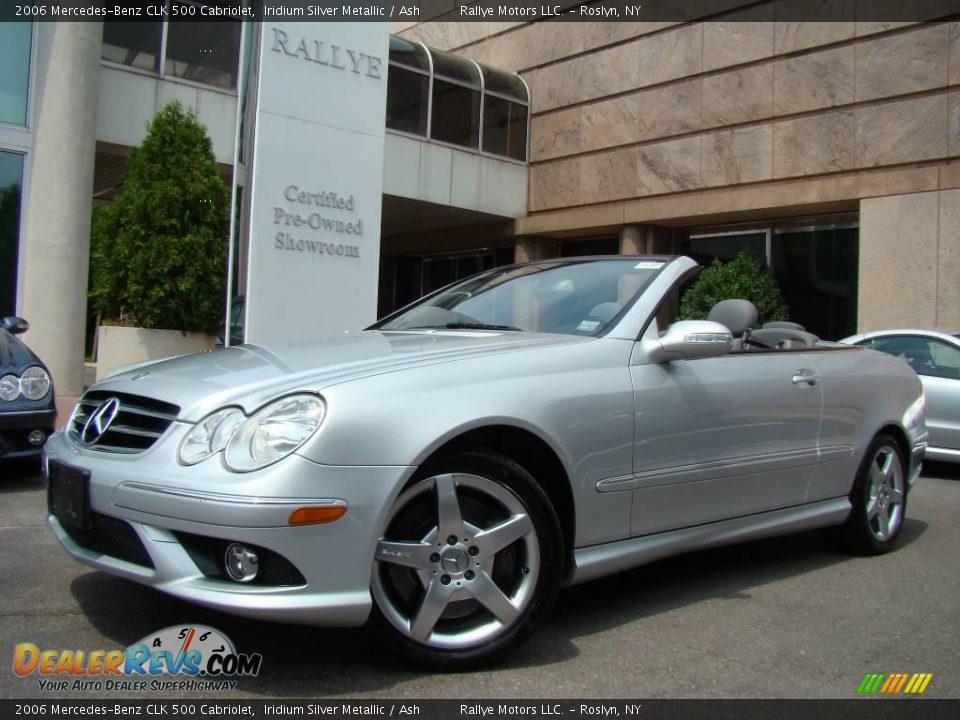 2006 Mercedes-Benz CLK 500 Cabriolet Iridium Silver Metallic / Ash Photo #1