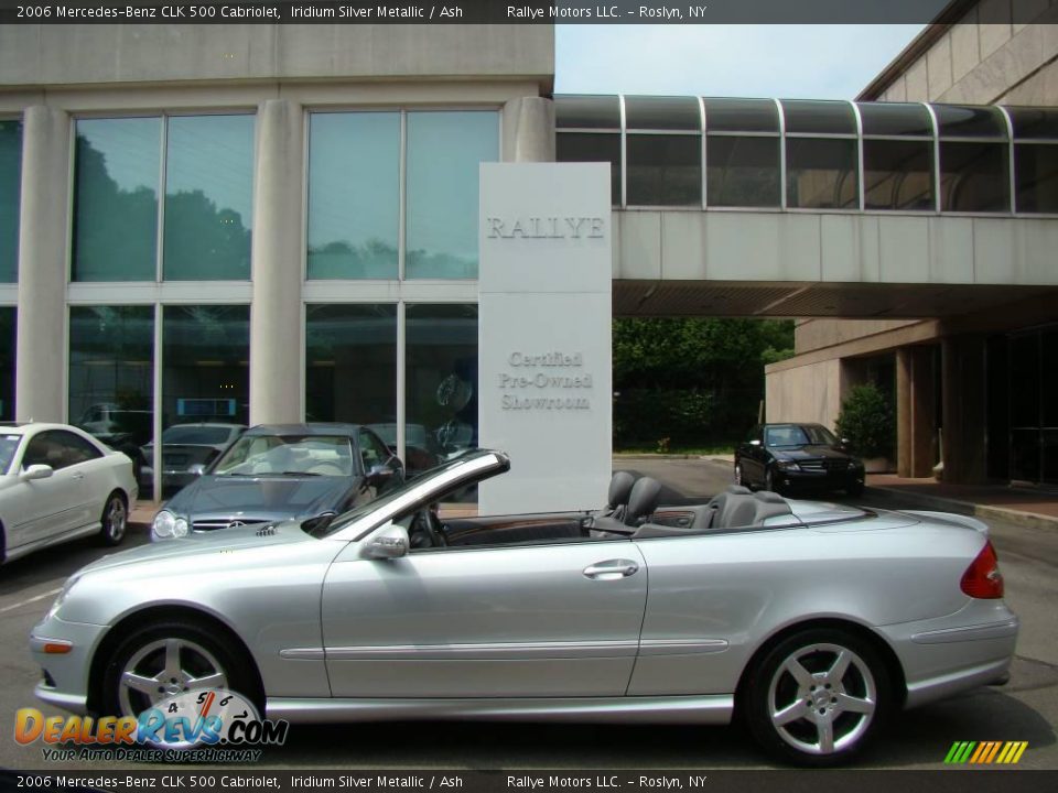 2006 Mercedes-Benz CLK 500 Cabriolet Iridium Silver Metallic / Ash Photo #3
