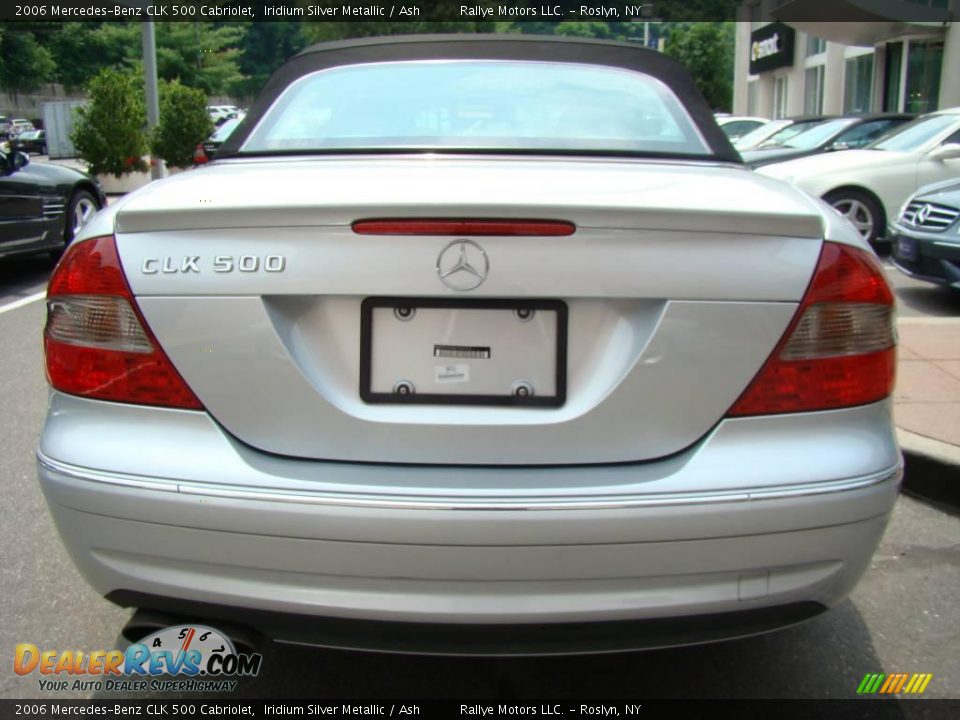 2006 Mercedes-Benz CLK 500 Cabriolet Iridium Silver Metallic / Ash Photo #4
