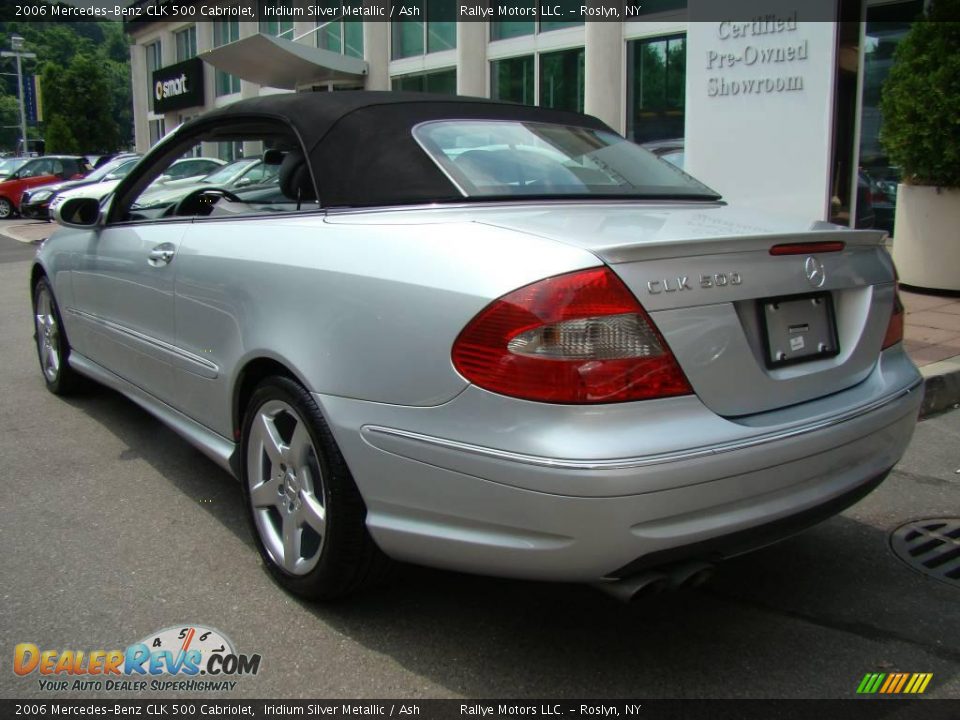 2006 Mercedes-Benz CLK 500 Cabriolet Iridium Silver Metallic / Ash Photo #5