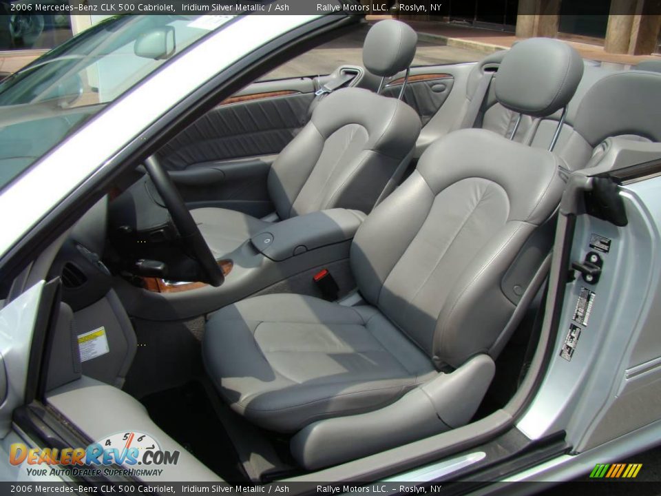 2006 Mercedes-Benz CLK 500 Cabriolet Iridium Silver Metallic / Ash Photo #8