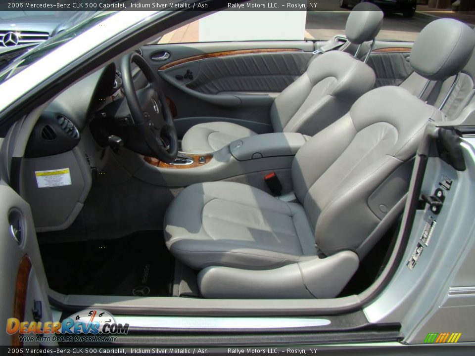 2006 Mercedes-Benz CLK 500 Cabriolet Iridium Silver Metallic / Ash Photo #9