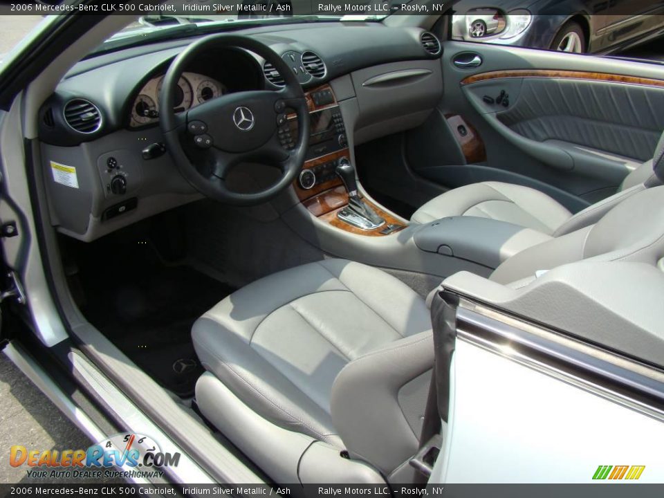 2006 Mercedes-Benz CLK 500 Cabriolet Iridium Silver Metallic / Ash Photo #10