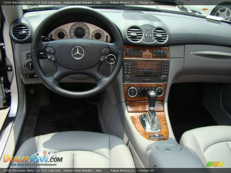 2006 Mercedes-Benz CLK 500 Cabriolet Iridium Silver Metallic / Ash Photo #11