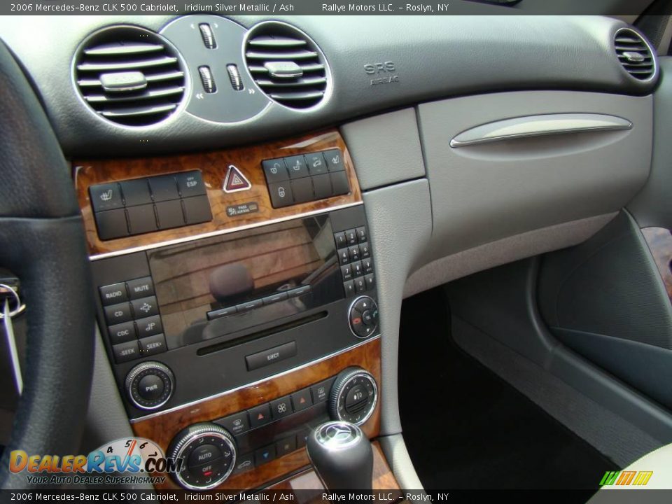 2006 Mercedes-Benz CLK 500 Cabriolet Iridium Silver Metallic / Ash Photo #12