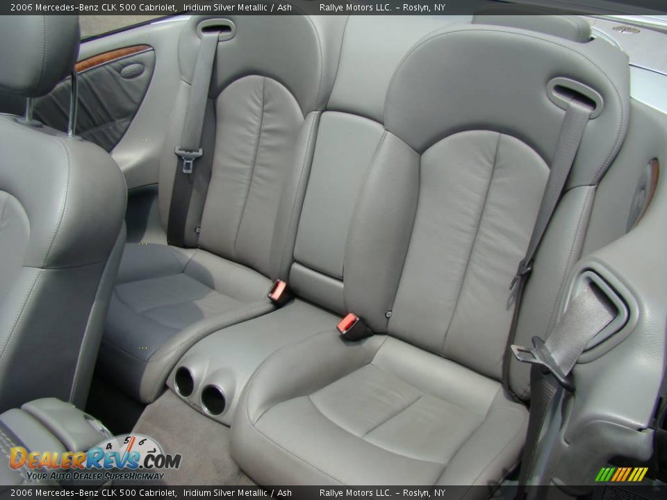 2006 Mercedes-Benz CLK 500 Cabriolet Iridium Silver Metallic / Ash Photo #14