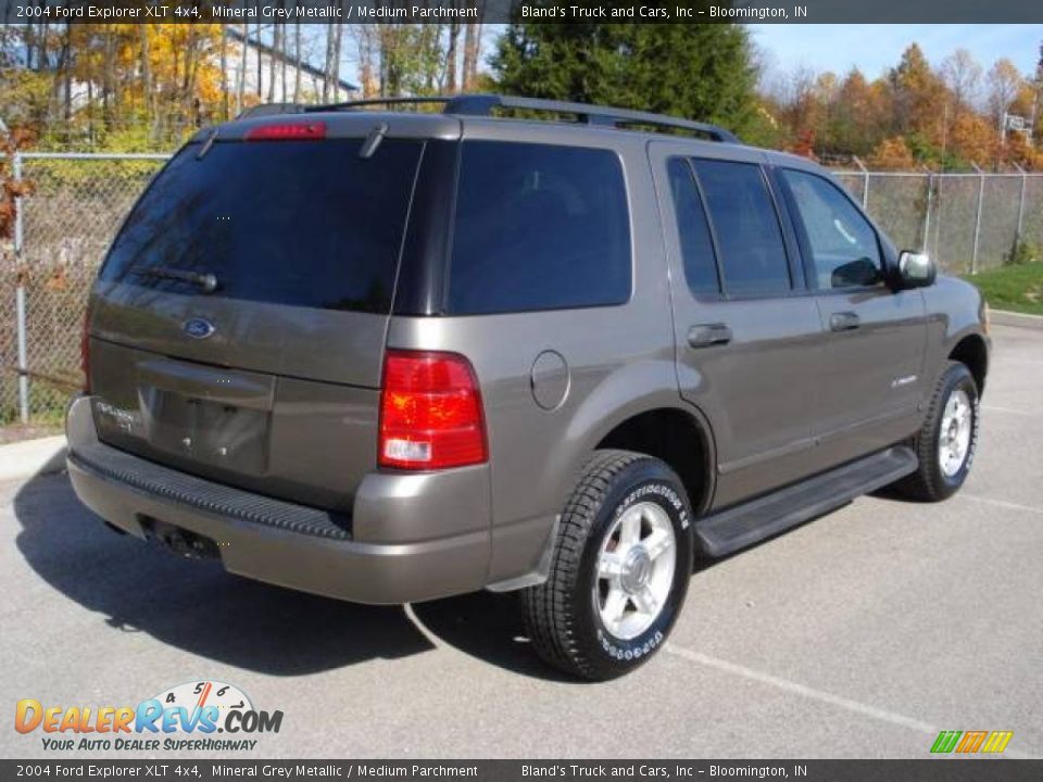 2004 Ford Explorer XLT 4x4 Mineral Grey Metallic / Medium Parchment Photo #6