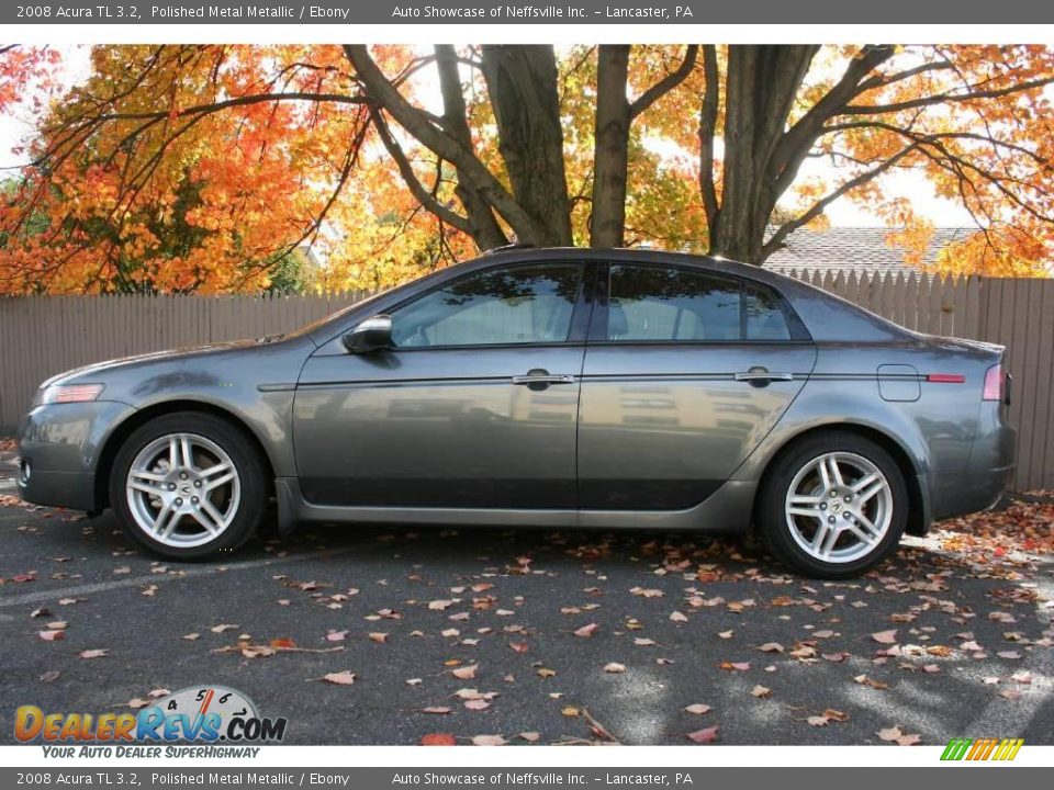 2008 Acura TL 3.2 Polished Metal Metallic / Ebony Photo #3