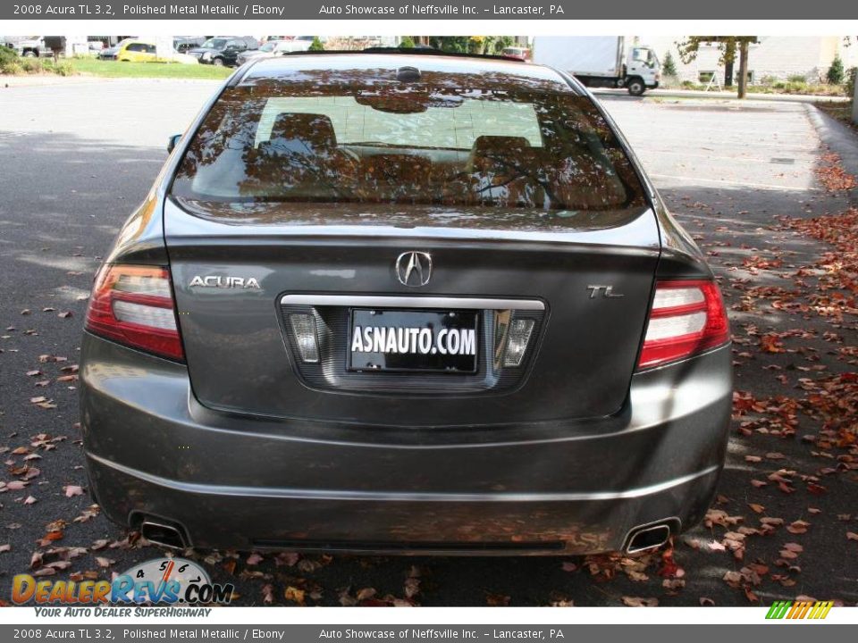 2008 Acura TL 3.2 Polished Metal Metallic / Ebony Photo #4