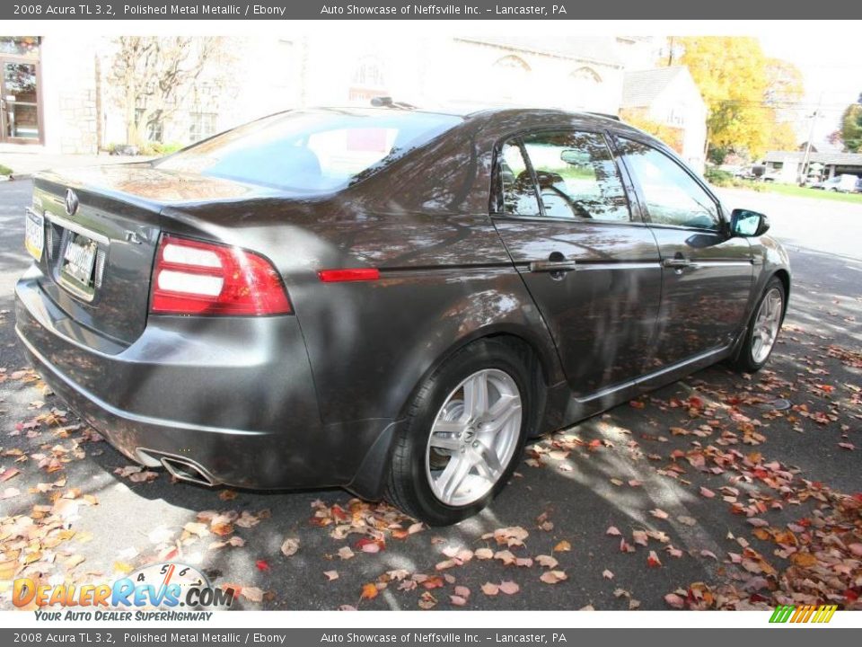 2008 Acura TL 3.2 Polished Metal Metallic / Ebony Photo #5