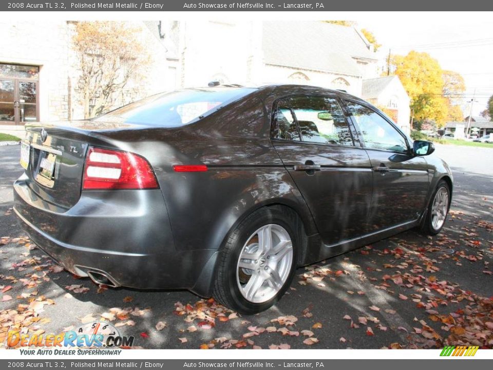 2008 Acura TL 3.2 Polished Metal Metallic / Ebony Photo #6