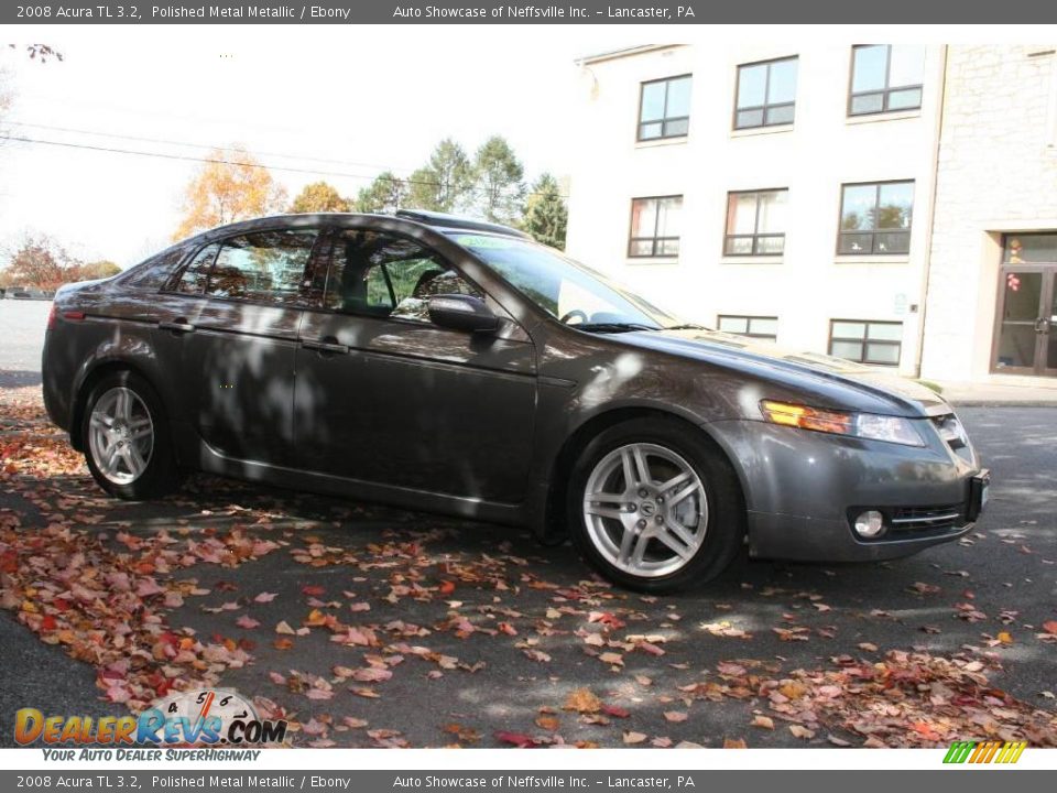 2008 Acura TL 3.2 Polished Metal Metallic / Ebony Photo #7