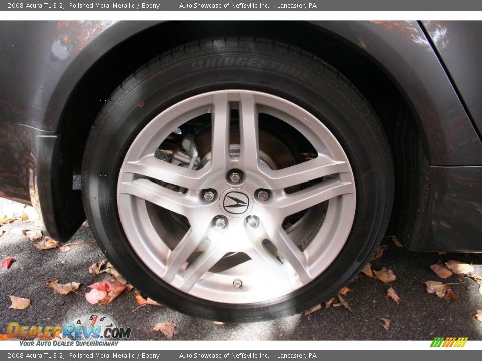 2008 Acura TL 3.2 Polished Metal Metallic / Ebony Photo #10