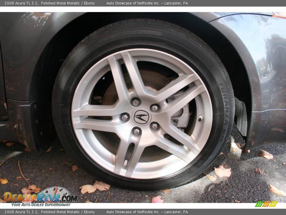 2008 Acura TL 3.2 Polished Metal Metallic / Ebony Photo #11