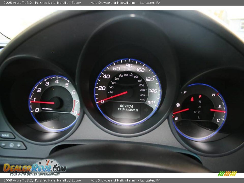 2008 Acura TL 3.2 Polished Metal Metallic / Ebony Photo #20