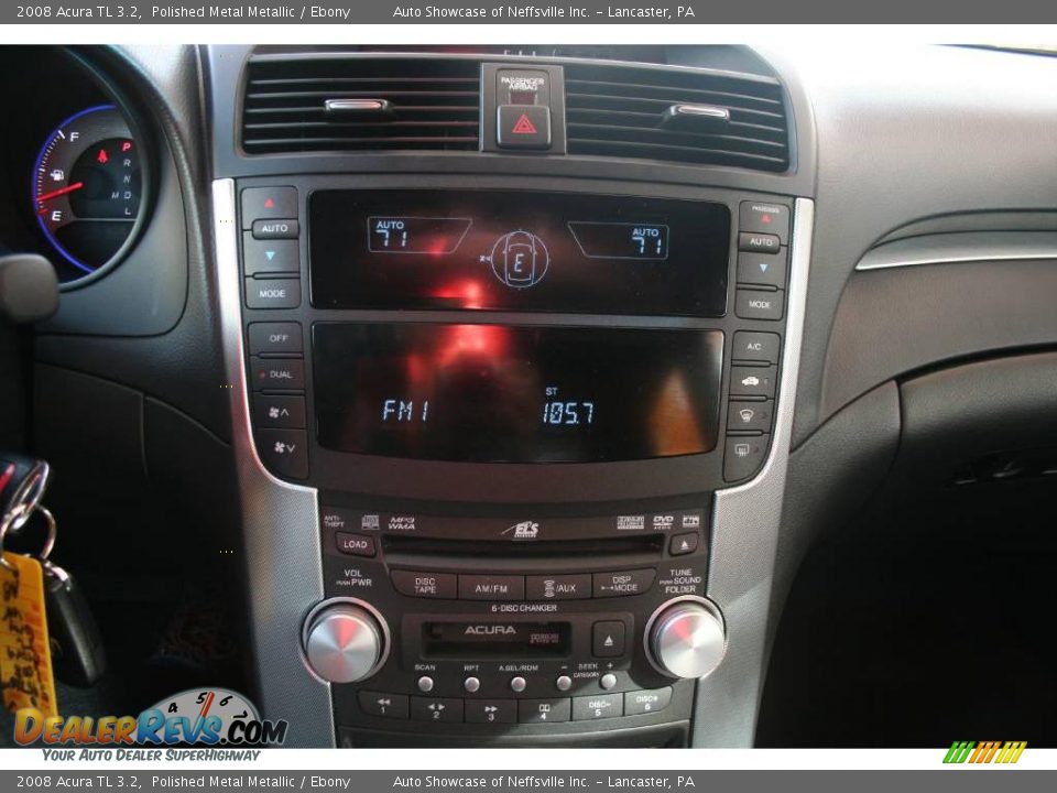 2008 Acura TL 3.2 Polished Metal Metallic / Ebony Photo #22