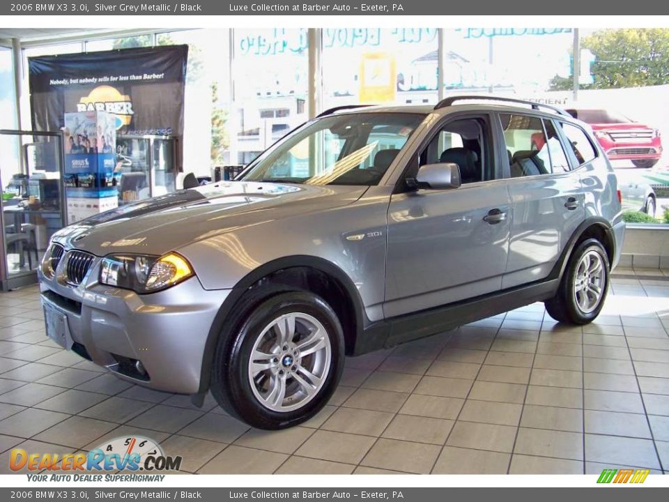2006 BMW X3 3.0i Silver Grey Metallic / Black Photo #1