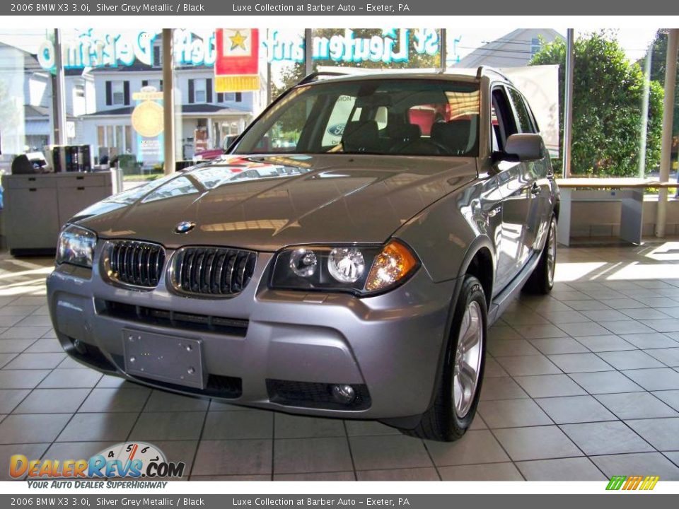 2006 BMW X3 3.0i Silver Grey Metallic / Black Photo #2