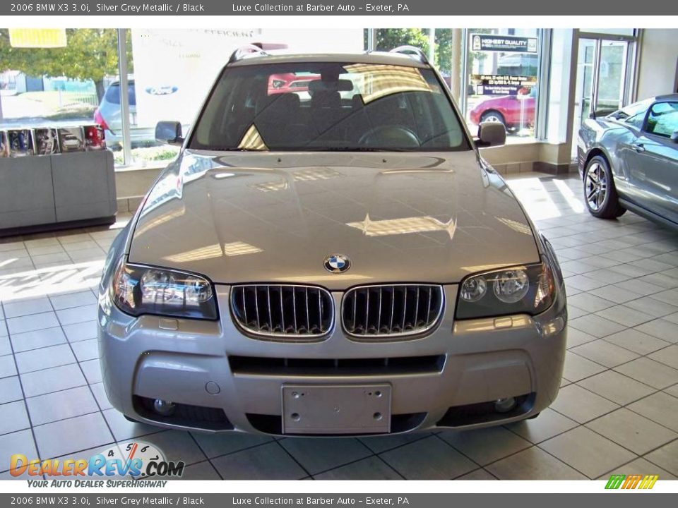 2006 BMW X3 3.0i Silver Grey Metallic / Black Photo #3
