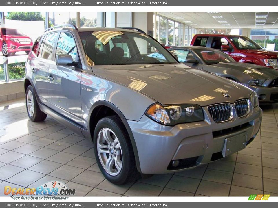 2006 BMW X3 3.0i Silver Grey Metallic / Black Photo #4
