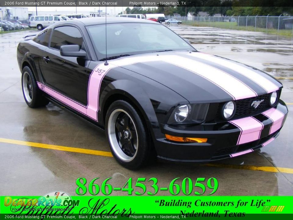 2006 Ford Mustang GT Premium Coupe Black / Dark Charcoal Photo #1