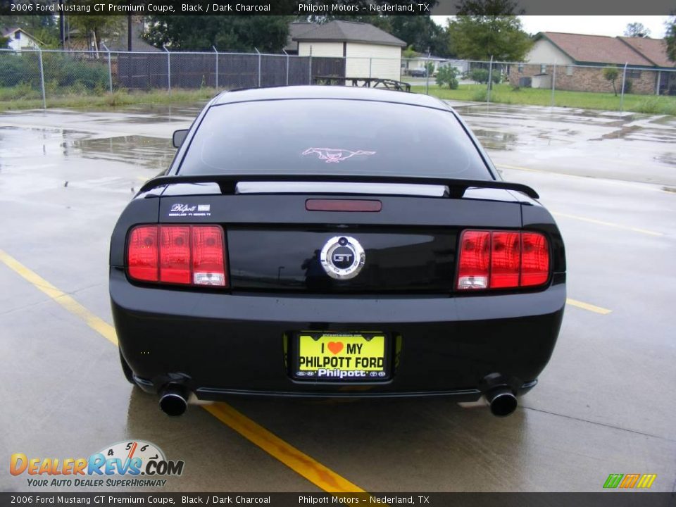 2006 Ford Mustang GT Premium Coupe Black / Dark Charcoal Photo #4