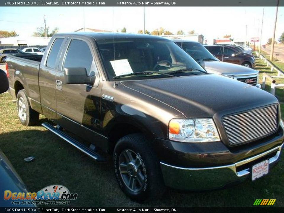 2006 Ford F150 XLT SuperCab Dark Stone Metallic / Tan Photo #3