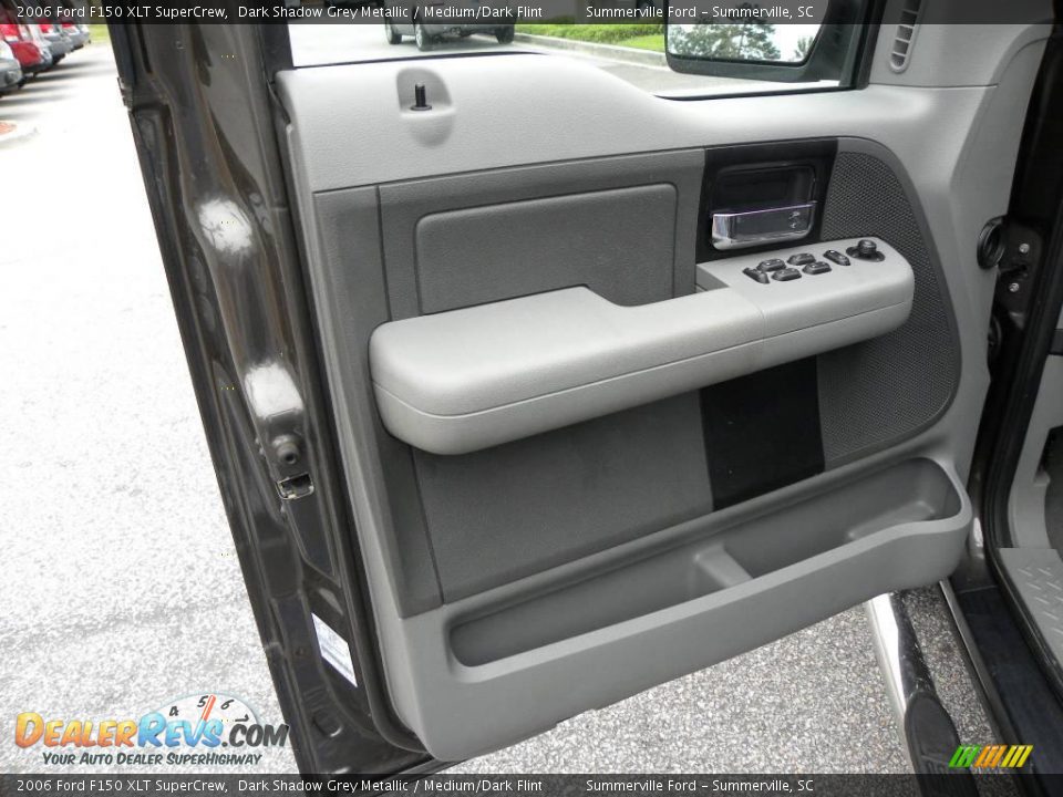 2006 Ford F150 XLT SuperCrew Dark Shadow Grey Metallic / Medium/Dark Flint Photo #5