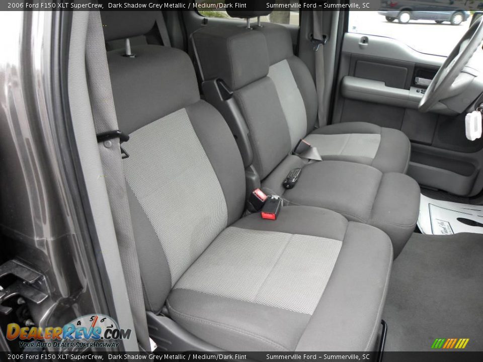 2006 Ford F150 XLT SuperCrew Dark Shadow Grey Metallic / Medium/Dark Flint Photo #8