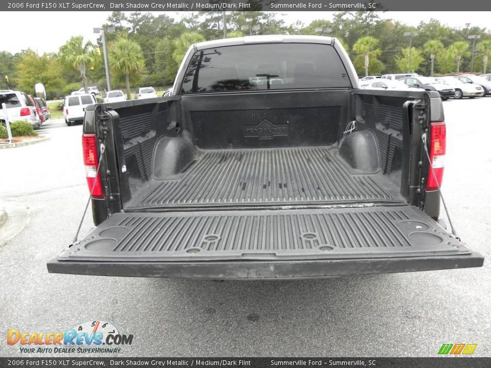 2006 Ford F150 XLT SuperCrew Dark Shadow Grey Metallic / Medium/Dark Flint Photo #14