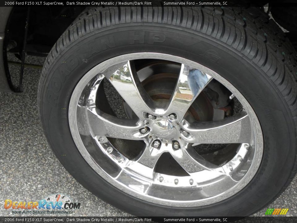 2006 Ford F150 XLT SuperCrew Dark Shadow Grey Metallic / Medium/Dark Flint Photo #16
