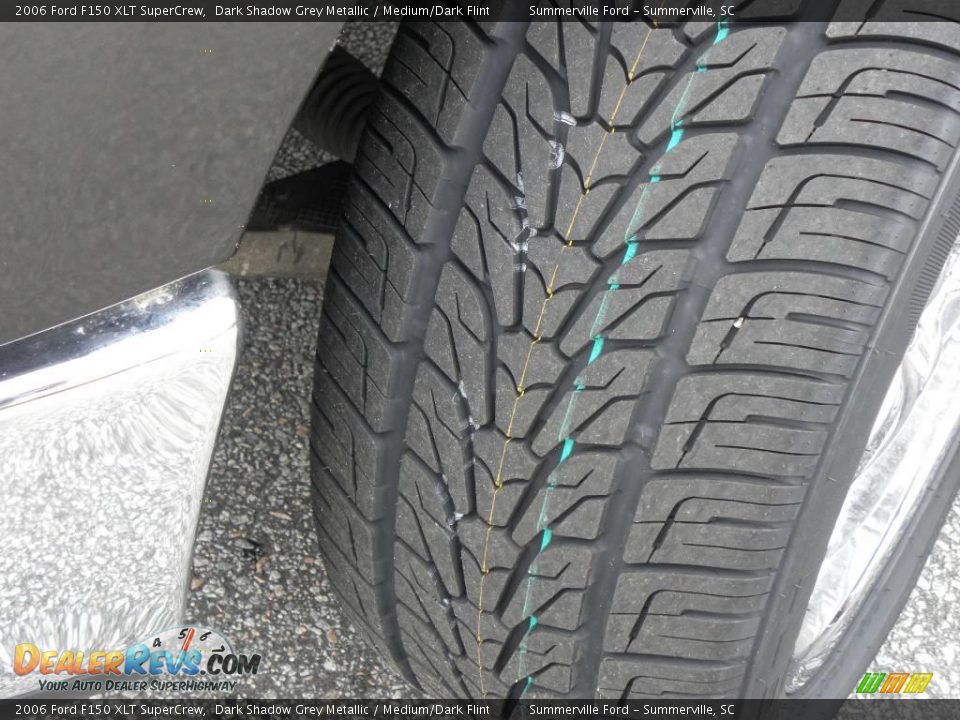 2006 Ford F150 XLT SuperCrew Dark Shadow Grey Metallic / Medium/Dark Flint Photo #17