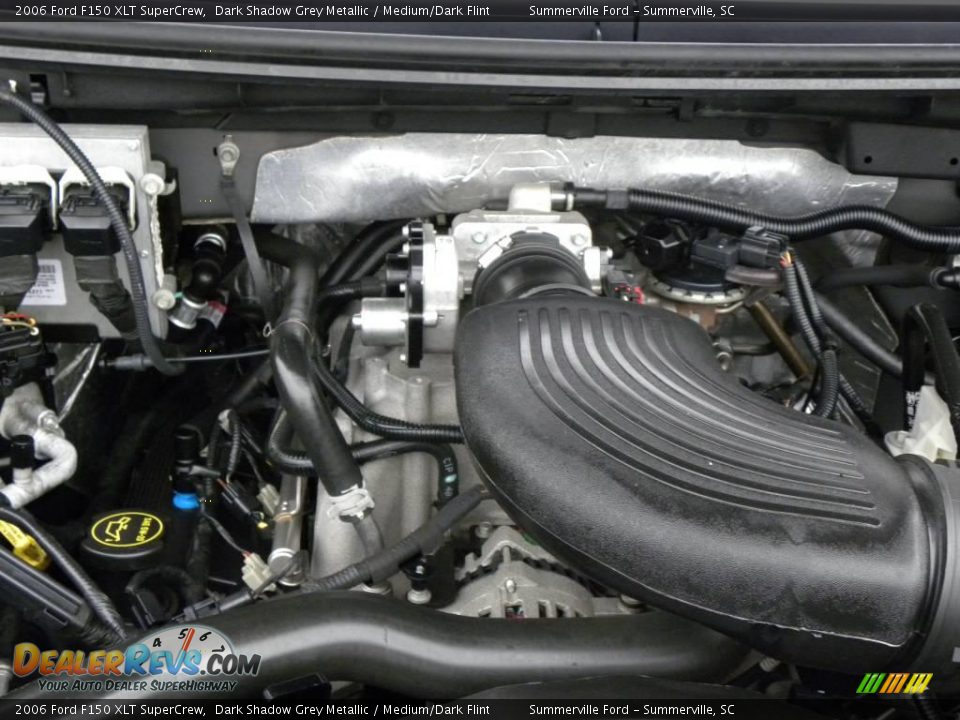 2006 Ford F150 XLT SuperCrew Dark Shadow Grey Metallic / Medium/Dark Flint Photo #18