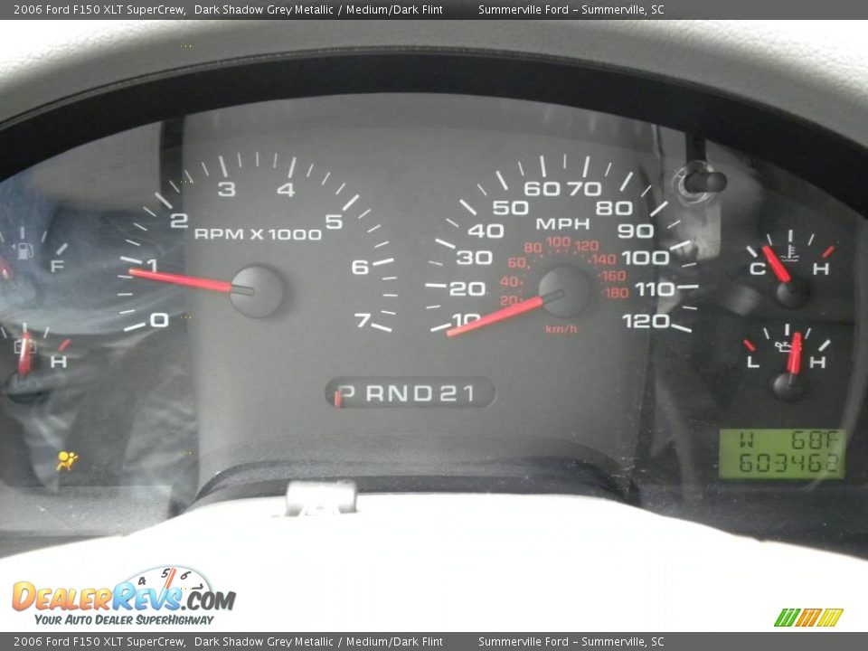 2006 Ford F150 XLT SuperCrew Dark Shadow Grey Metallic / Medium/Dark Flint Photo #21