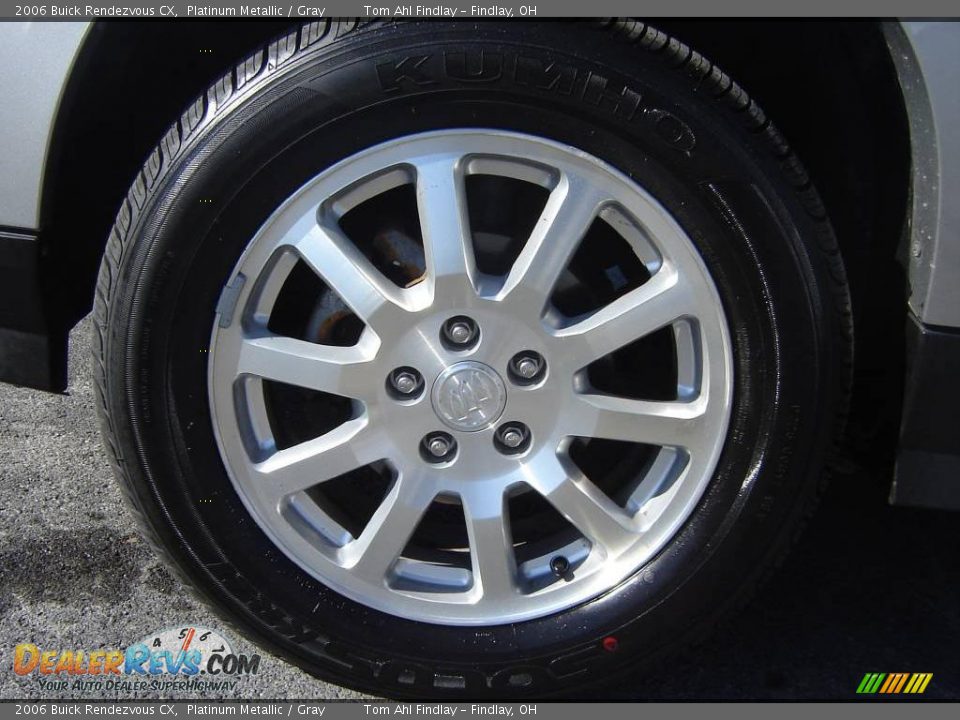 2006 Buick Rendezvous CX Platinum Metallic / Gray Photo #9