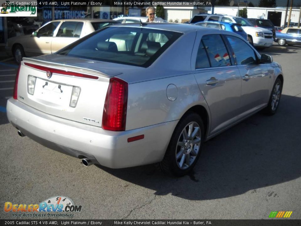 2005 Cadillac STS 4 V8 AWD Light Platinum / Ebony Photo #3