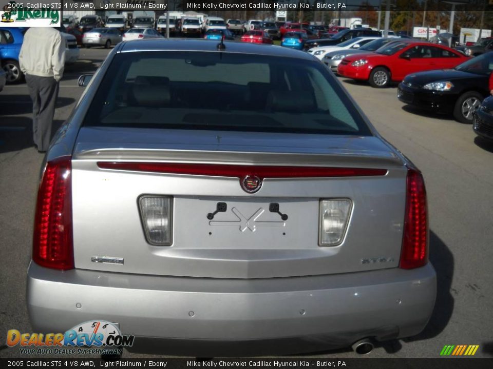 2005 Cadillac STS 4 V8 AWD Light Platinum / Ebony Photo #4
