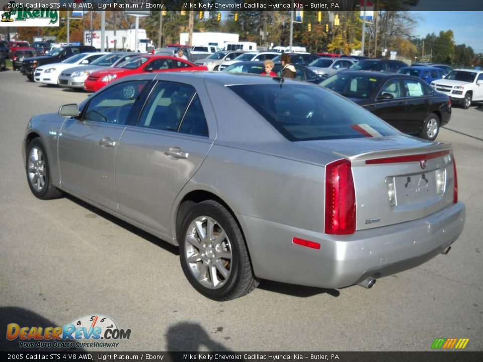 2005 Cadillac STS 4 V8 AWD Light Platinum / Ebony Photo #5