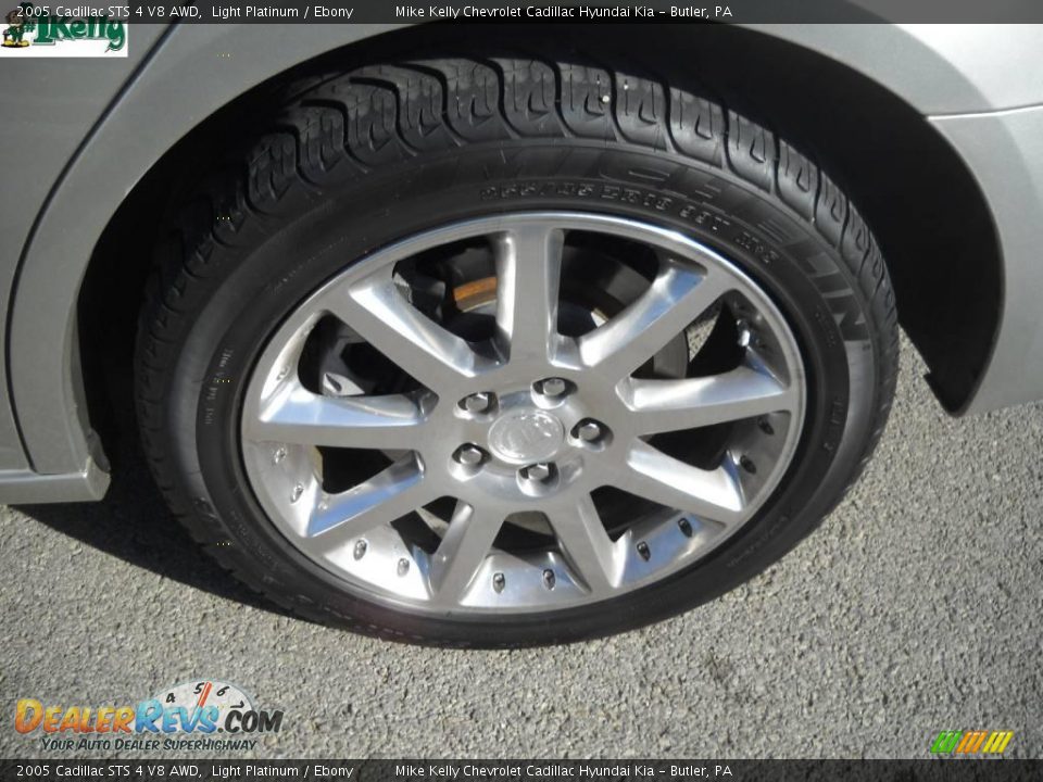 2005 Cadillac STS 4 V8 AWD Light Platinum / Ebony Photo #14
