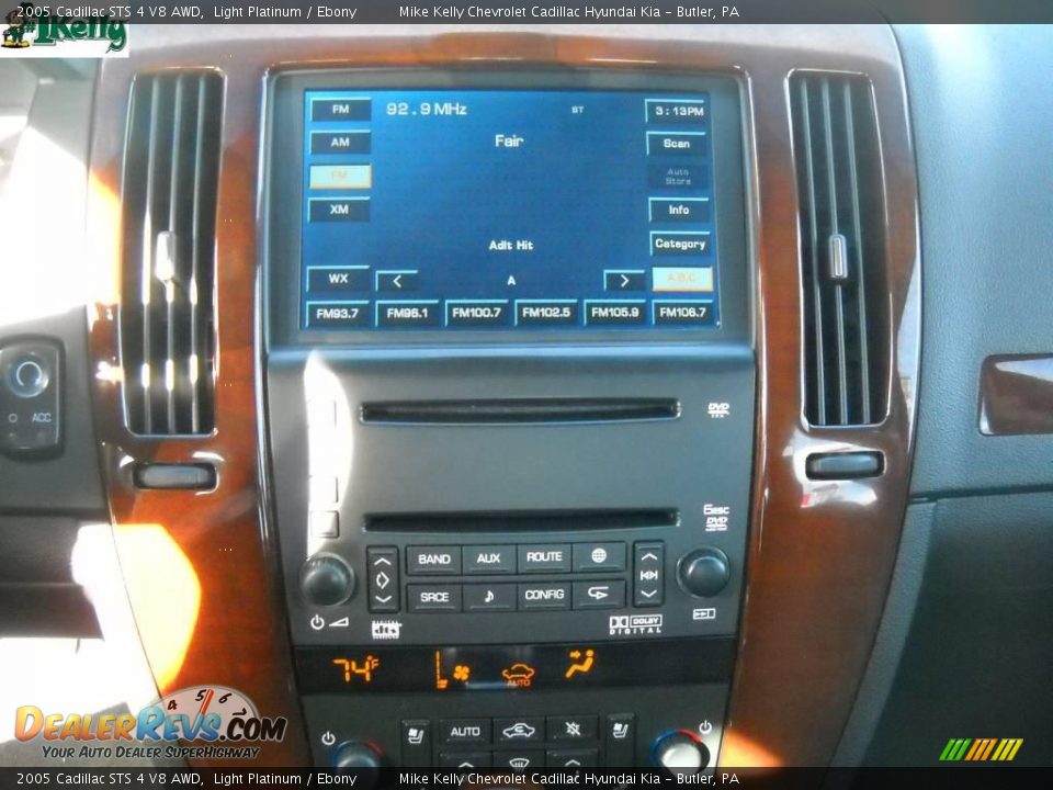 2005 Cadillac STS 4 V8 AWD Light Platinum / Ebony Photo #17