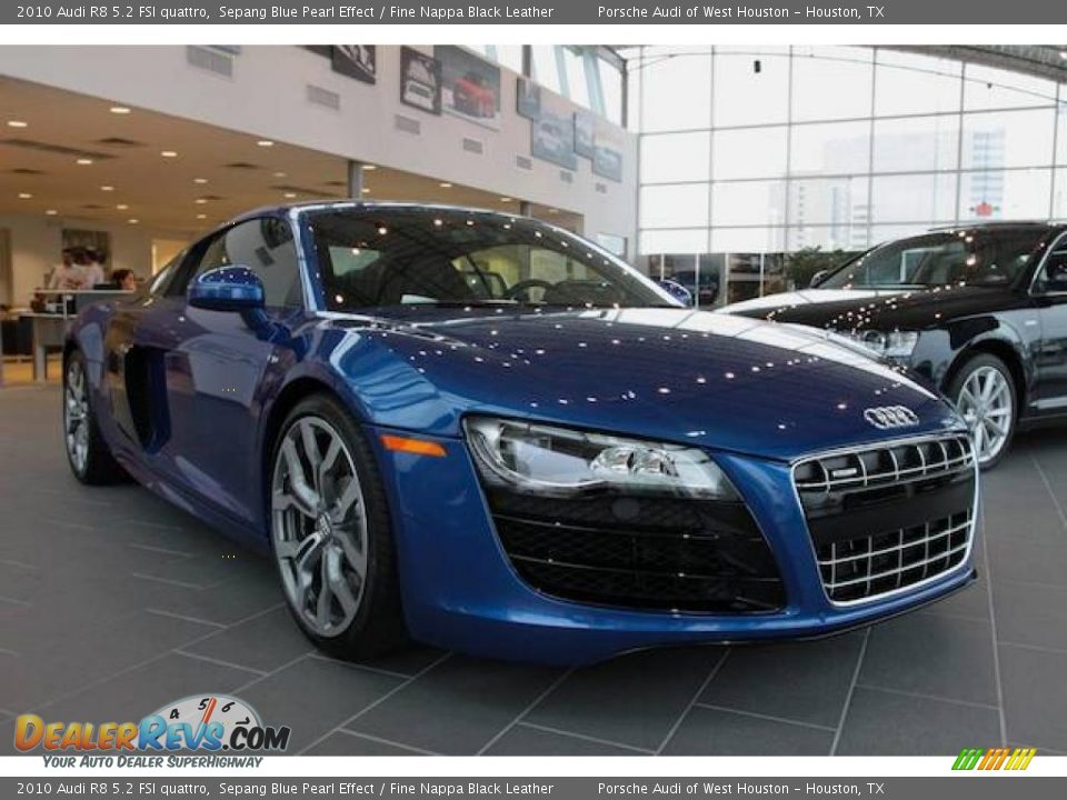 2010 Audi R8 5.2 FSI quattro Sepang Blue Pearl Effect / Fine Nappa Black Leather Photo #1