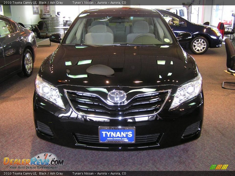 2010 Toyota Camry LE Black / Ash Gray Photo #2