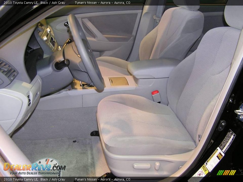2010 Toyota Camry LE Black / Ash Gray Photo #7