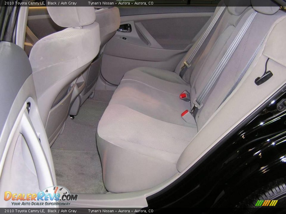 2010 Toyota Camry LE Black / Ash Gray Photo #8