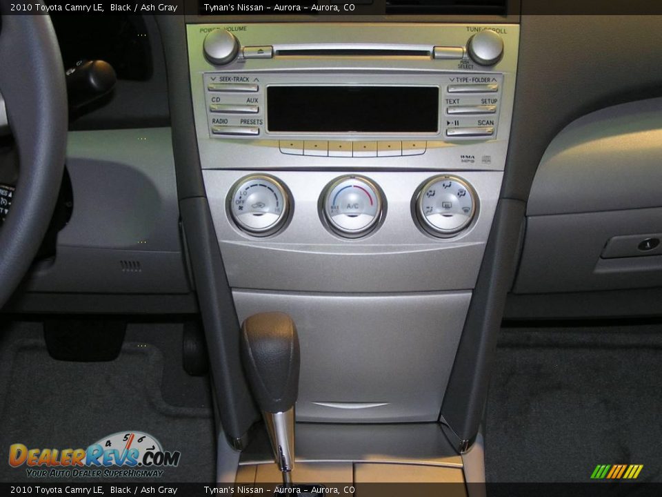 2010 Toyota Camry LE Black / Ash Gray Photo #11