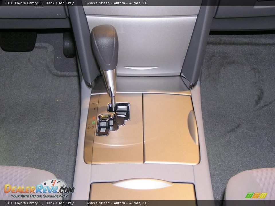 2010 Toyota Camry LE Black / Ash Gray Photo #12