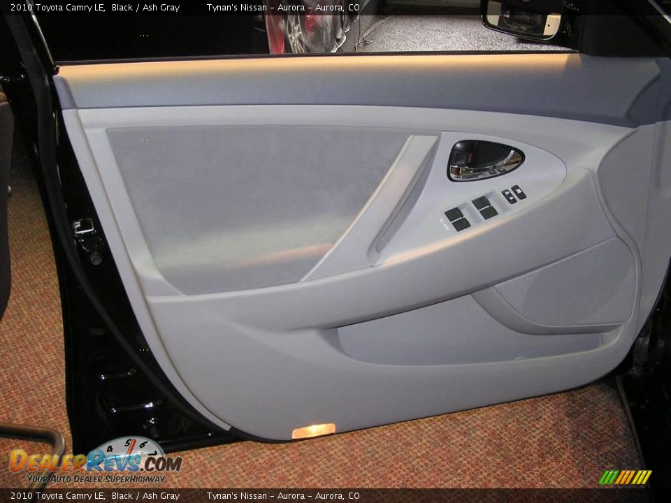 2010 Toyota Camry LE Black / Ash Gray Photo #13