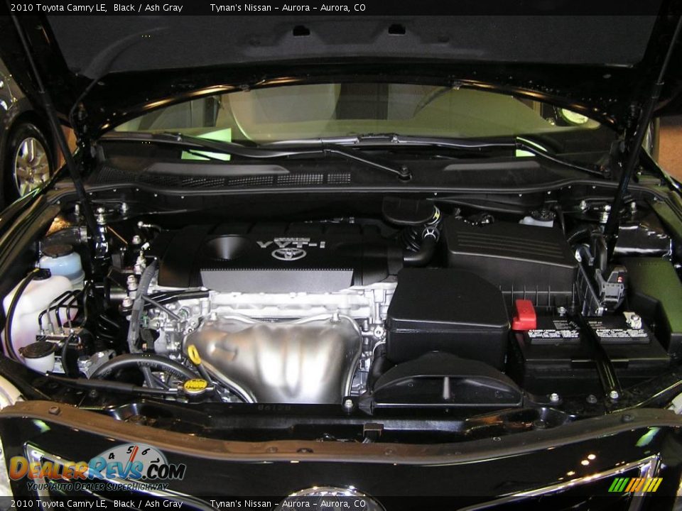 2010 Toyota Camry LE Black / Ash Gray Photo #16