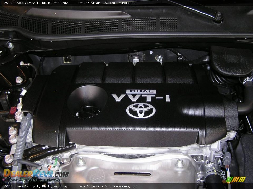 2010 Toyota Camry LE Black / Ash Gray Photo #17