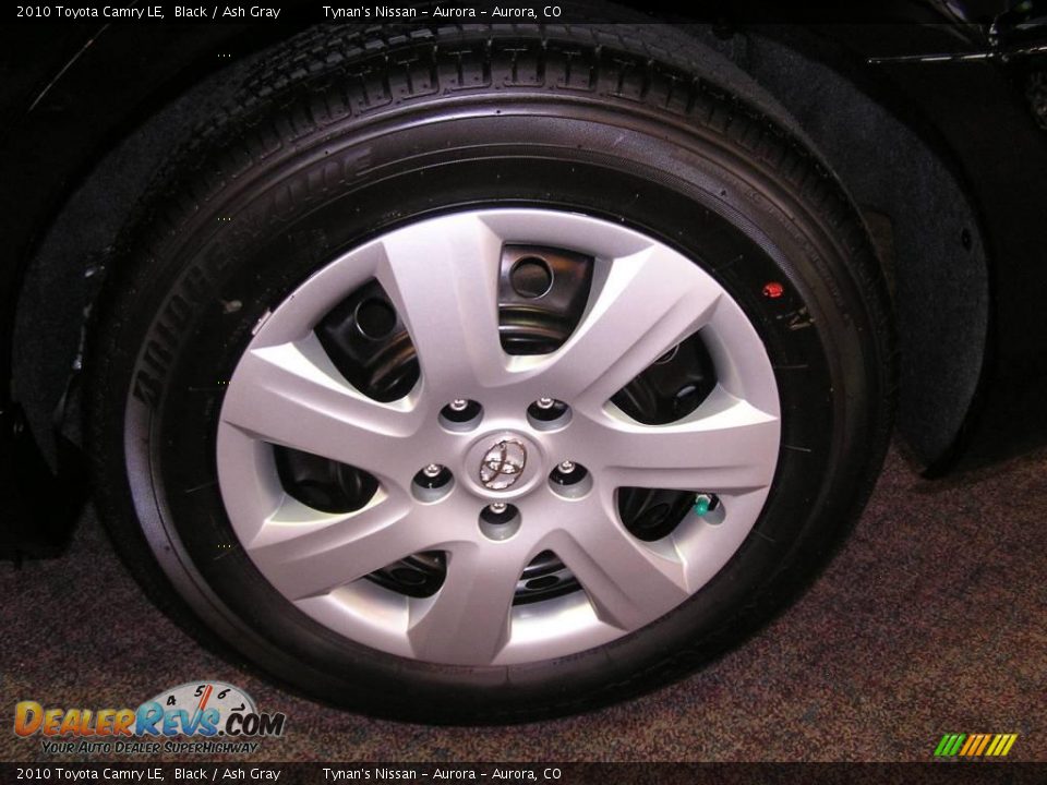 2010 Toyota Camry LE Black / Ash Gray Photo #19